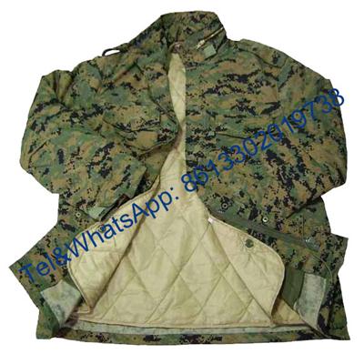 Plain color Digital Camouflage Nylon Cotton Polyester Waterproof  M65 Jacket