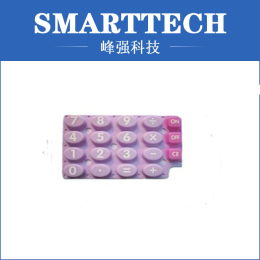 OEM Colorful Rubber Calculator Button Cover Moulding