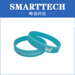 Blue Color Bracelet, Silicone Rubber Bracelet Molding