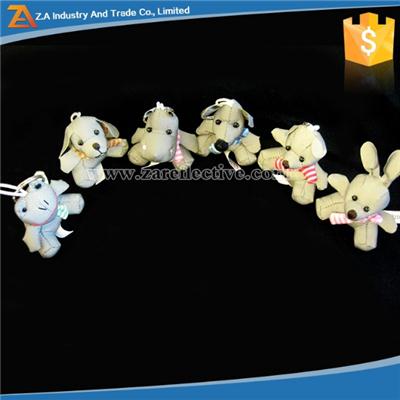 Multi Designs Reflective Toy Keychain For Holiday Promotion