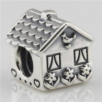 House Silver Charms Bead