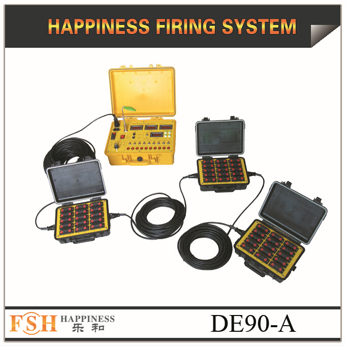 liuyang happiness fireworks firing system,Waterproof case, 90 channels wire control with sequential fire fireworks firing system