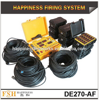 Waterproof case, 270 cues fireworks firing system, sequential fire fireworks firing system, fireworks machine
