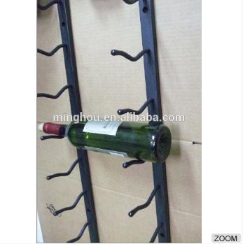 Spray Coated Wall Mounted Wine Rack Metal Wine Rack MH-MR-15041