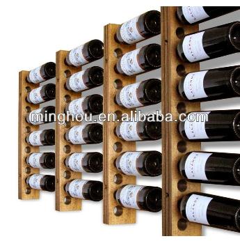 12 Bottles Wood Wall Mounted Wine Rack Holder MH-MR-15035