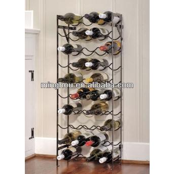 40 Bottle Waved Metal Wine Display Racks MH-MR-15024