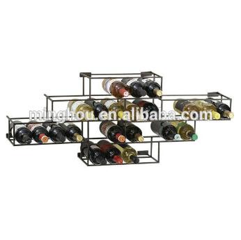 Best Price Decorative Metal Wine Racks Wall Mounted Wine And Beer Holders MH-MR-15010