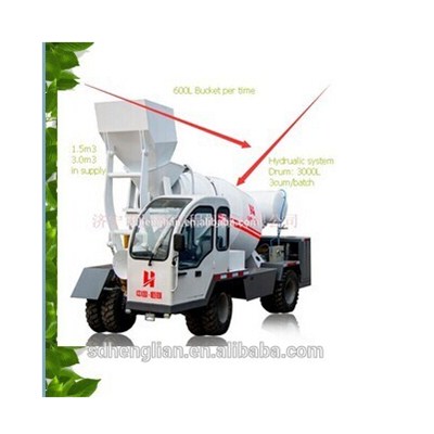 Mobile Concrete Mixer With Digital Weighting System