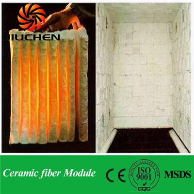 Ceramic fiber block used for tube furnace
