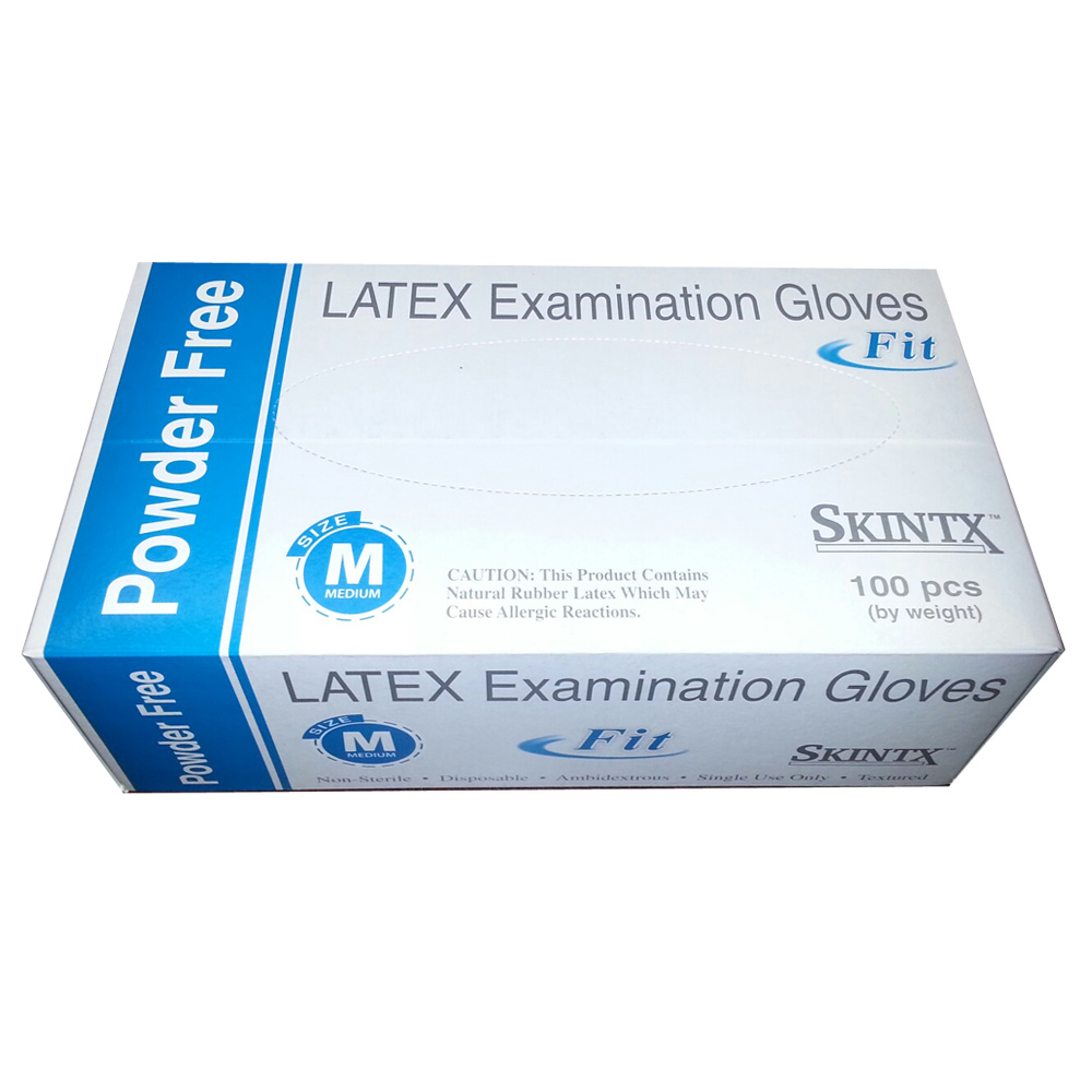  Latex Powder-Free Exam Gloves Fit - Box