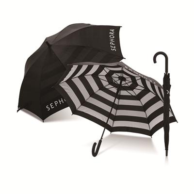 Black And White Straight Umbrella