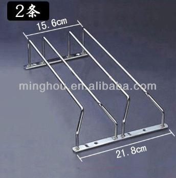 Chrome Iron Ceiling Suspending Wine Glass Rack MH-GR-15010