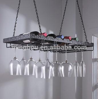 Professional Design Metal Hanging Wine Glass Rack MH-GR-15019