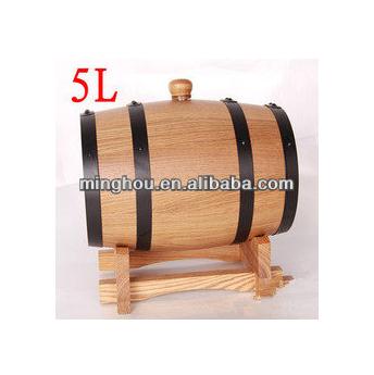 5l Oak Wine Barrel, Port Barrel, Barrel Stand MH-WB-15014