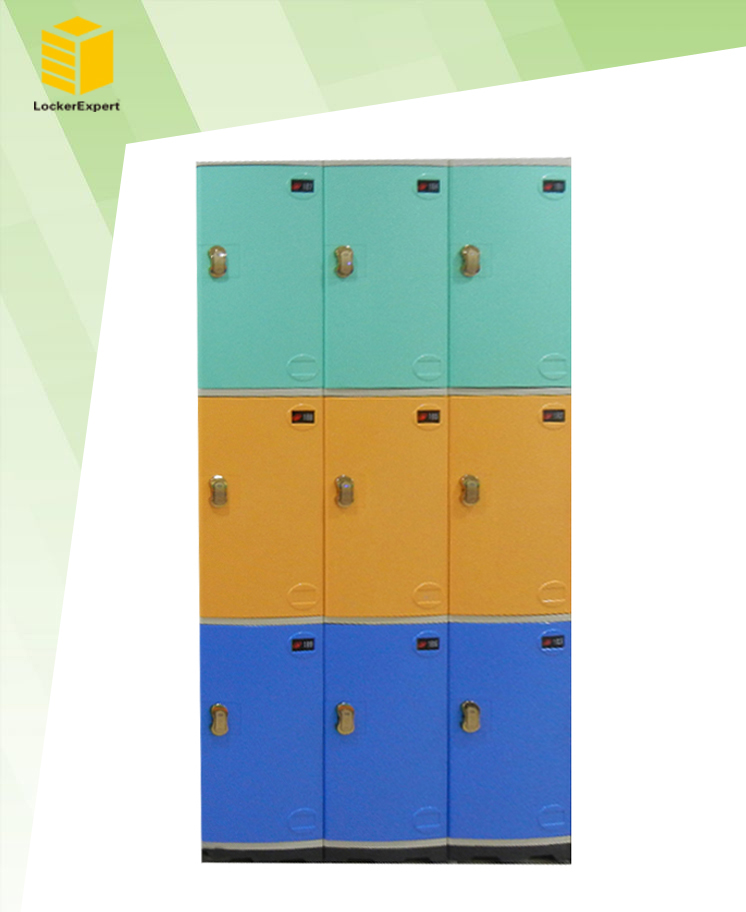 Bedroom furniture safe clothes abs locker - abs plastic locker JS38-3