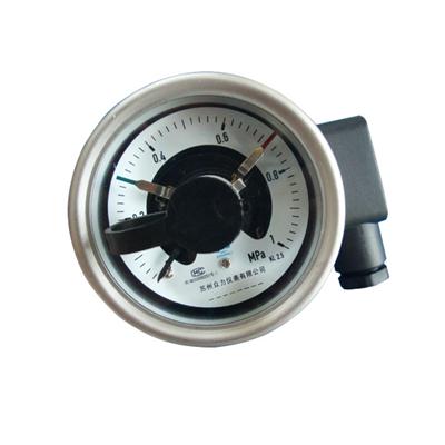 2.5 Inch Electric Contact Pressure Gauge Mpa 1 Back Connection Pt14