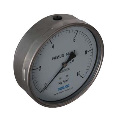 6 Inch-150mm Full Stainless Steel Back Thread Type Pressure Manometer