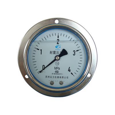4inch-100mm Commercial Type Chrome Plated Case Back Type Liquid Filled Pressure Gauge