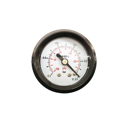 1.5inch-40mm Black ABS Case Back Vacuum Gauges With Special Connection