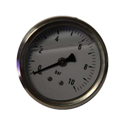 2.5 Inch-60mm Full Stainless Steel Back Thread Type Pressure Manometer