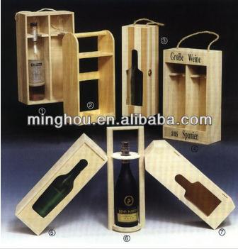 High Quality Customized Cupboard Wine Box With Printed Logo MH-WB-15027