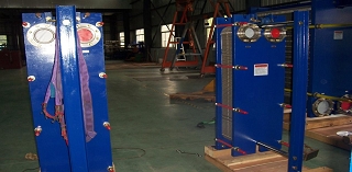 Free Flow plate heat exchanger for waste water treatment