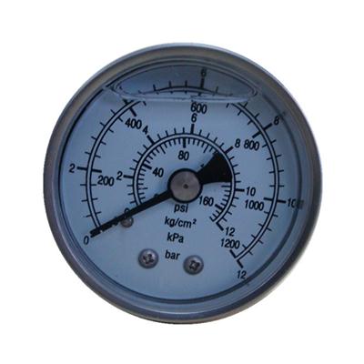 2 Inch-50mm Full Stainless Steel Back Thread Type Pressure Manometer