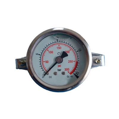 2inch-50mm Half Stainless Steel Back Type Liquid Filled Pressure Gauge With Rhombic Clamp