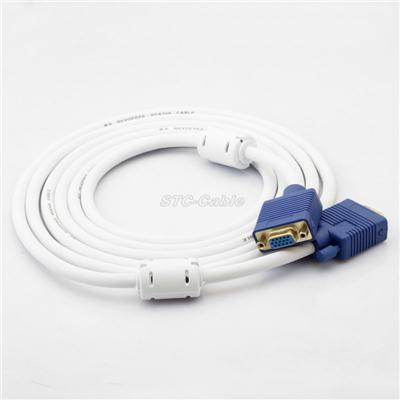 VGA Monitor Extension Cable HD15 M/F
