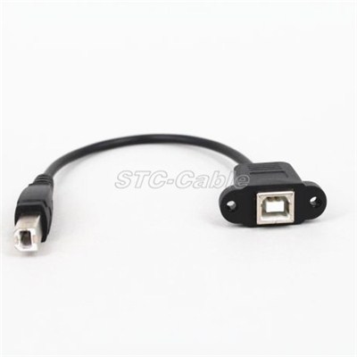 Panel Mount USB 2.0 B Female To B Male Cable
