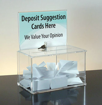 Suggestion Boxes With Key