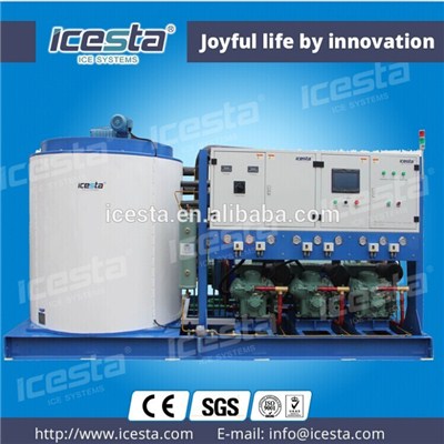 Food-grade Stainless Steel Flake Ice Machine For Food Processing Industry 30t/24h