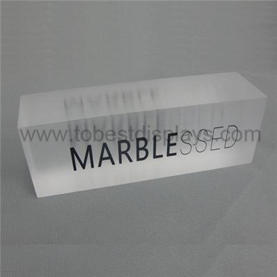 Cube Clear Plexiglass