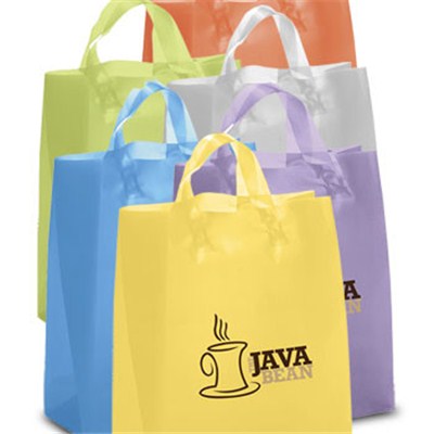 Iris Frosted Brite Shopping Bags