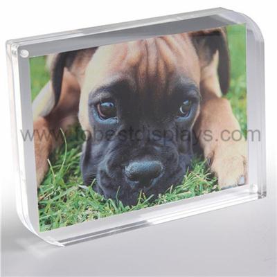 Acrylic Plexiglass Magnet Photo Frame