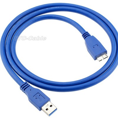 USB 3.0 AM To USB 3.0 Micro BM Blue Color Cable