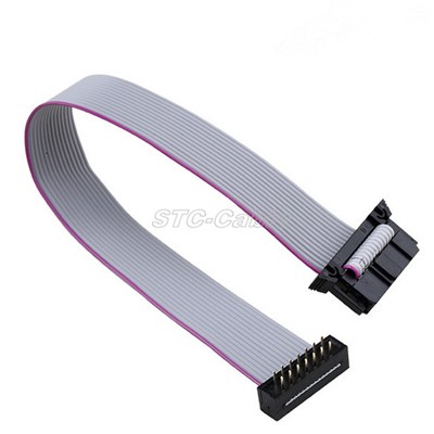 2.54mm Pitch 2x7Pin 14Pin 14 Wires IDC Flat Ribbon Cable M/F