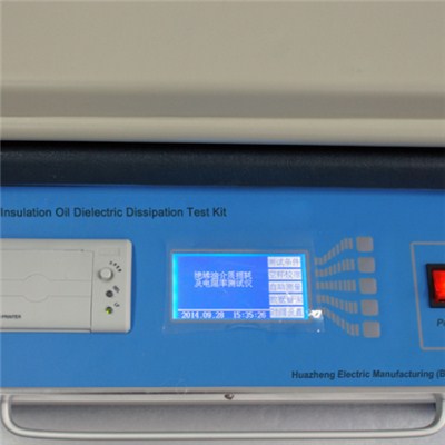 HZJD-2Z Auto Clean Insulating Oil Dielectric Loss And Resistivity Tester