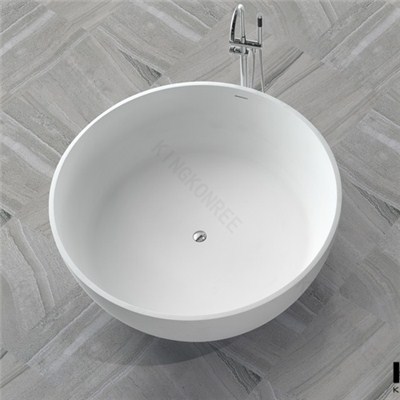 148cm Round Solid Surface Bowl Bathtub