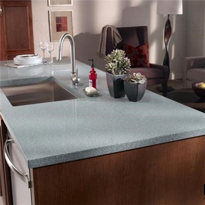 Bending Design Modern Solid Surface Kitchen Countertops