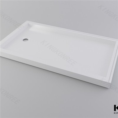 100 Solid Acrylic Surface Corner Shower Base Tray