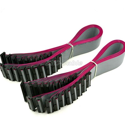 2.00mm Pitch 2x22Pin 44Pin 44Wires IDC Flat Ribbon Cable F/F