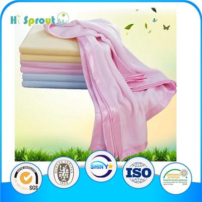 Solid Color Bamboo Baby Blanket