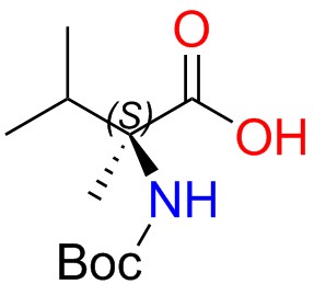 Boc-(S)-2-amino-2,3-dimethylbutanoic Acid