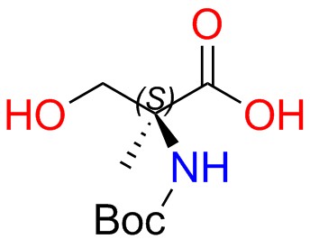 Boc-(R)-2-amino-2-methyl-3-hydroxypropanoic Acid