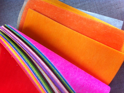 Colorful Nonwoven Fabrics