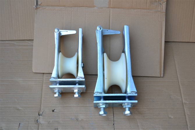 China supplier Single roller cable block with cable retainer