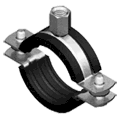 PIPE CLIP WITH RUBBER