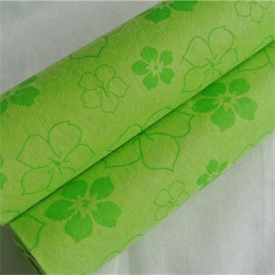 Flower Printed Nonwoven