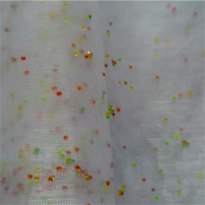 Plastic Dots Organza